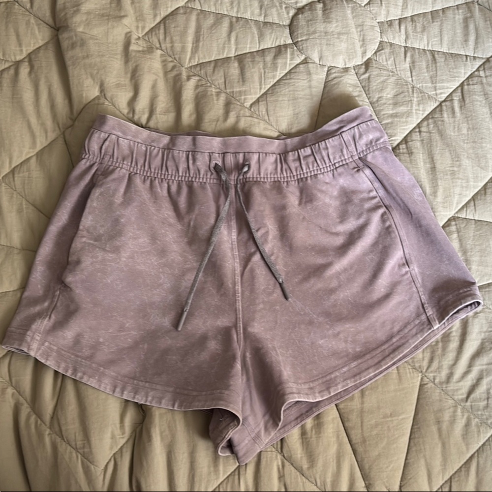 Lululemon Athletica Grey/mauve Athletic Shorts